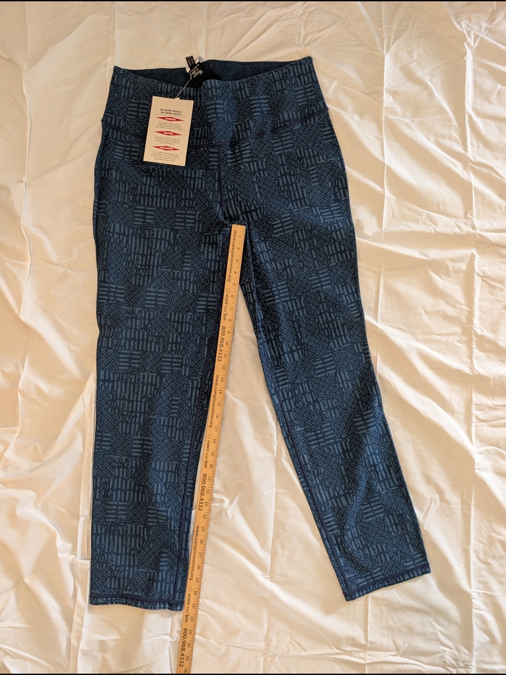 Women with Control NWT Reversible Tummy Control Tall Ankle Pants - 1XT Navy